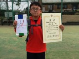 土浦市小学生テニス大会2015.06